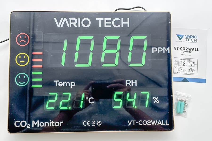 CO2 Monitor Vario Tech VT-CO2WALL